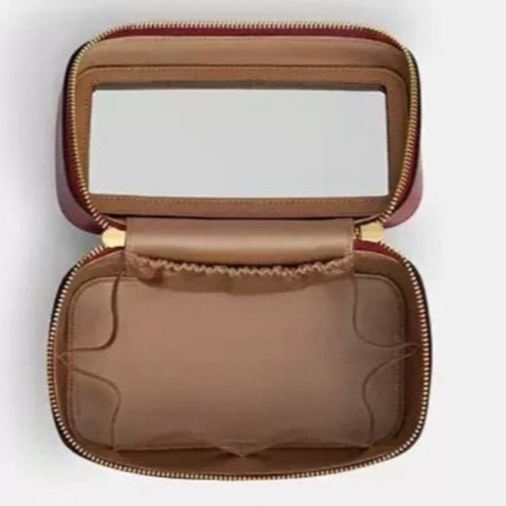 Coach Cherry Print Cosmetic Case - Picture 2 of 3